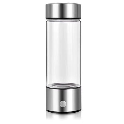 Hydrogen Water Bottle 420ml – Portable Hydrogen Rich Water Generator with USB Rechargeable Electrolysis Technology