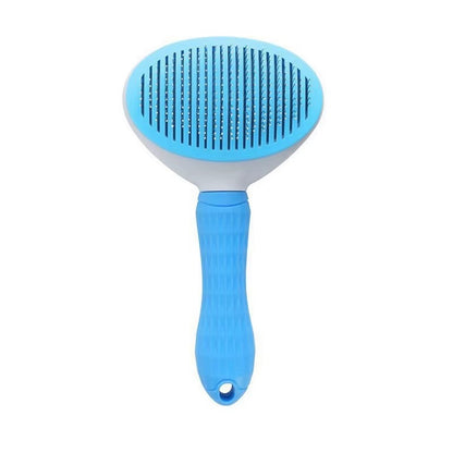 Self Cleaning Pet Grooming Brush – Cat & Dog Hair Remover