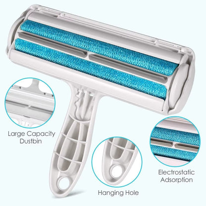 Pet Hair Remover Roller – Reusable Dog & Cat Fur Cleaner