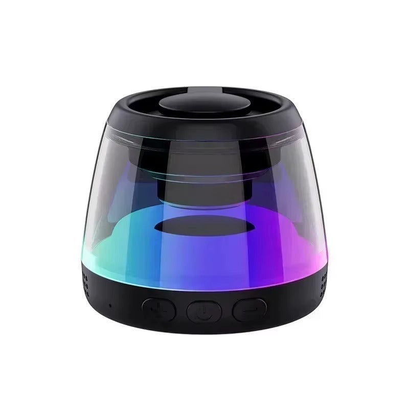 Mini Magnetic Bluetooth Speaker – Portable RGB Sound Box & Phone Holder Ring